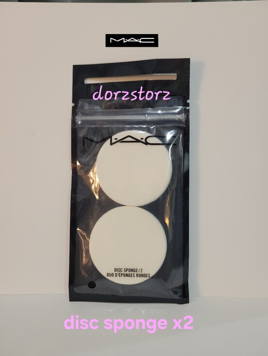 MAC Cosmetics Other - MAC Disc Sponge • 2 PC SET • New in box • RARE